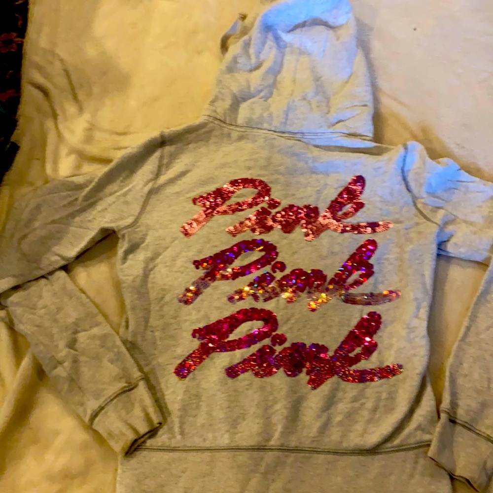 Pink zip up jacket